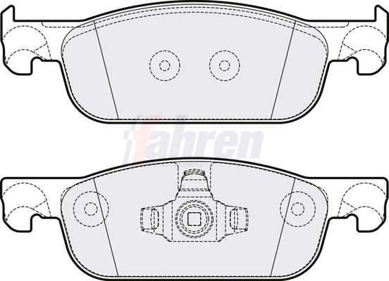Fahren Brake Pad Set, disc brake FBP3794