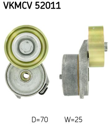 Napínák, žebrovaný klínový řemen VKMCV 52011