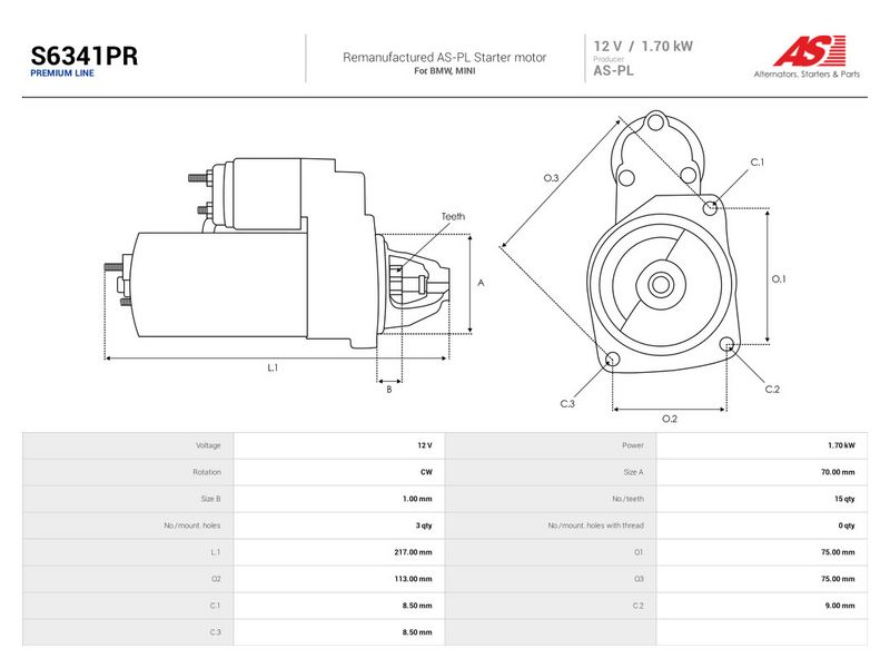 This part match OEM code: 12418572542