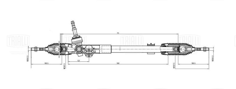 TRIALLI CR0850 Steering Gear