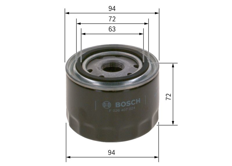 BOSCH F 026 407 024 Oil Filter