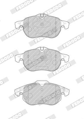 FERODO FDB4188 Brake Pad Set, disc brake