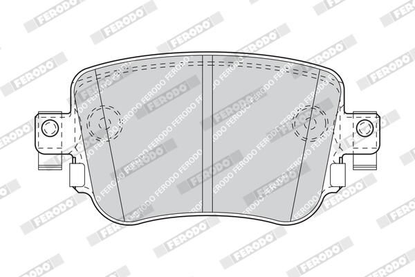 FERODO Plaquettes de frein à disque FDB4485