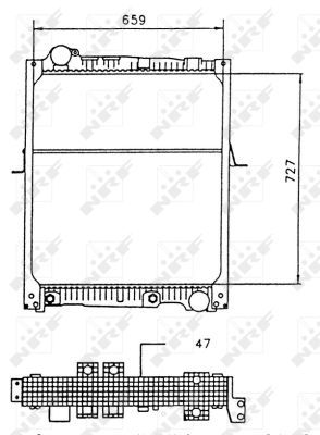 NRF 58926 Radiator, engine cooling