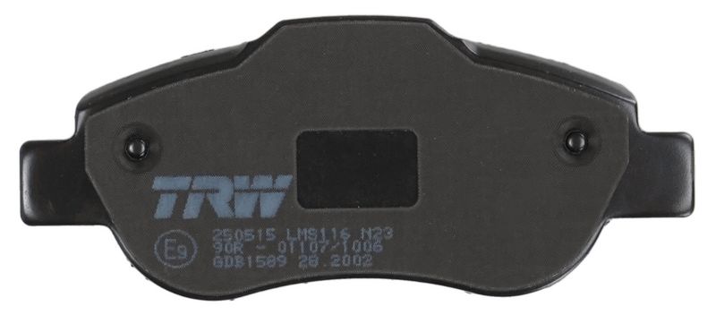 TRW GDB1589 Brake Pad Set, disc brake