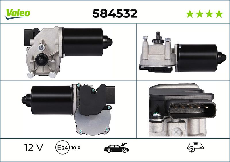 Product Stikla tīrītāju motors VALEO 584532 Image