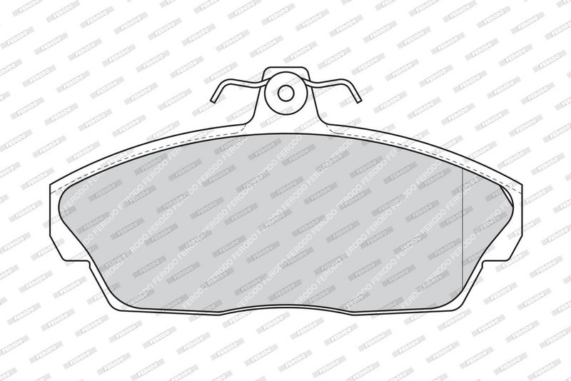 FERODO Plaquettes de frein à disque FDB1291