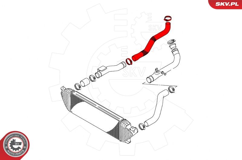ESEN SKV 43SKV319 Charge Air Hose