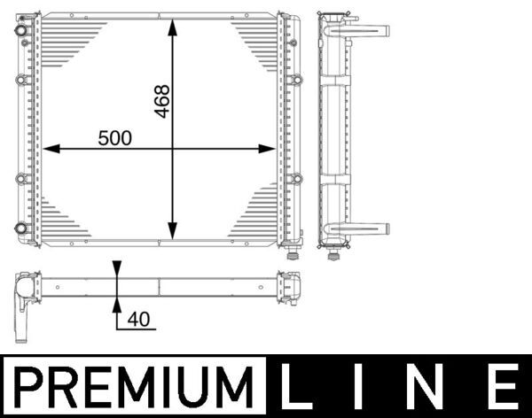 Product Image - Radiateur - CR118000P - MAHLE