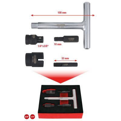 Set chei tubulare surub golire ulei KSTOOLS 150.1020