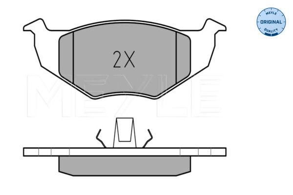 MEYLE 025 218 6617 Brake Pad Set, disc brake