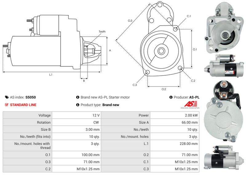 AS-PL S5050 Starter