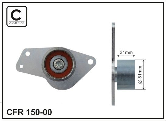 Натяжний пристрій, зубчастий ремінь, Caffaro 15000