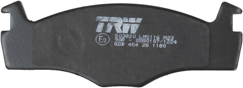 TRW GDB454 Brake Pad Set, disc brake