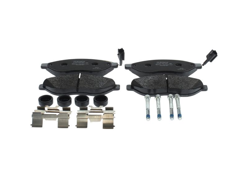 BOSCH 0 986 494 591 Комплект гальмівних накладок, дискове гальмо