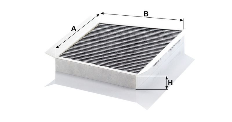 Filter, salongiõhk, MANN-FILTER CUK 3461, 1