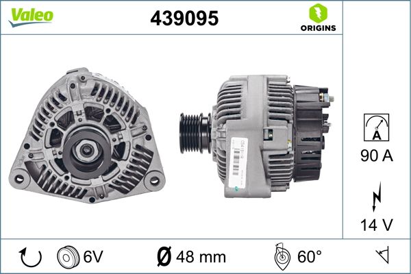 VALEO Dynamo / Alternator 439095