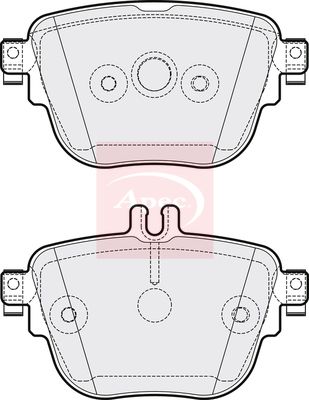 APEC Brake Pad Set, disc brake PAD2235