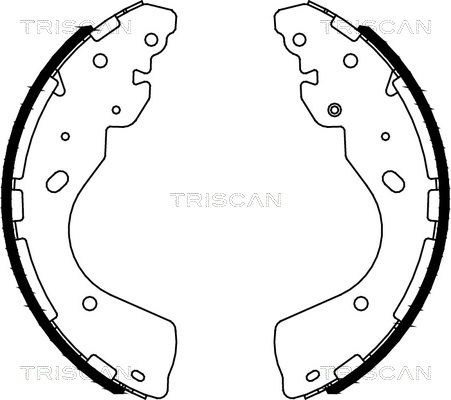 TRISCAN fékpofakészlet 8100 14012