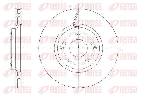 REMSA 61663.10 Brake Disc