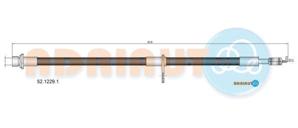 Гальмівний шланг, Adriauto 52.1229.1