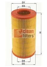 Повітряний фільтр, Clean Filters MA1107