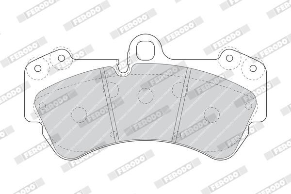 FERODO FDB1625 Brake Pad Set, disc brake