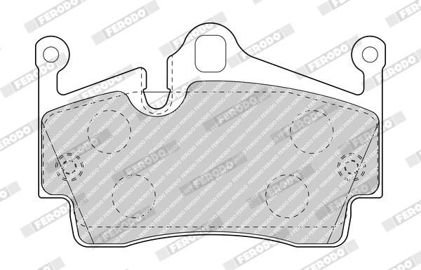 FERODO FDB4965 Brake Pad Set, disc brake