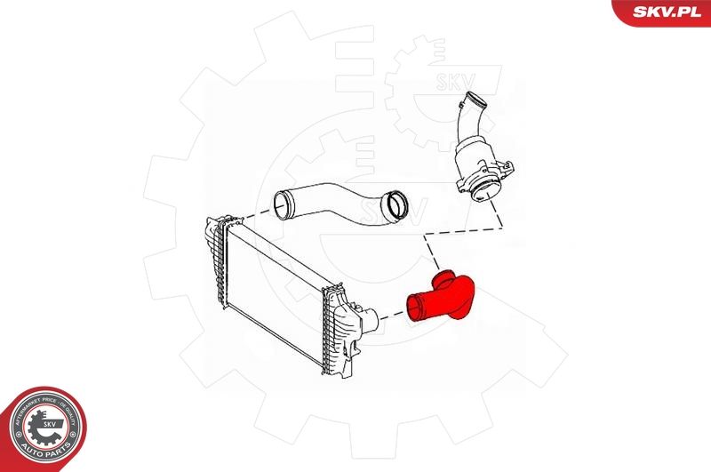 ESEN SKV 43SKV231 Charge Air Hose