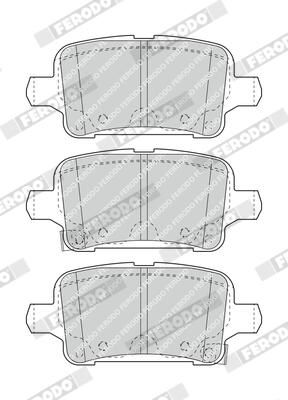 FERODO FDB4938 Brake Pad Set, disc brake