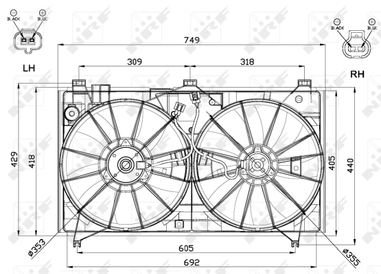 WILMINK GROUP ventilátor, motorhűtés WG1720517