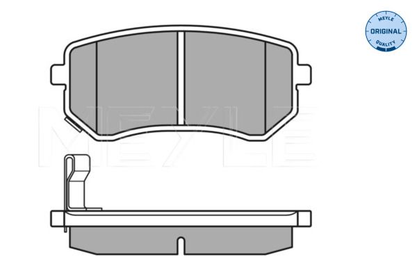 MEYLE 025 242 7614/W Brake Pad Set, disc brake