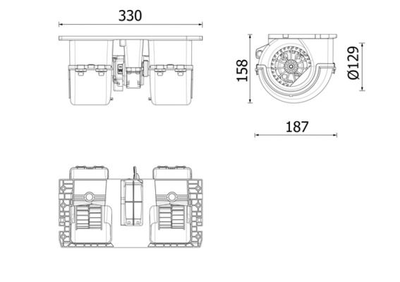 Компресор салону, Mahle AB350000P