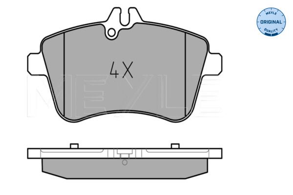 MEYLE 025 238 8120 Brake Pad Set, disc brake