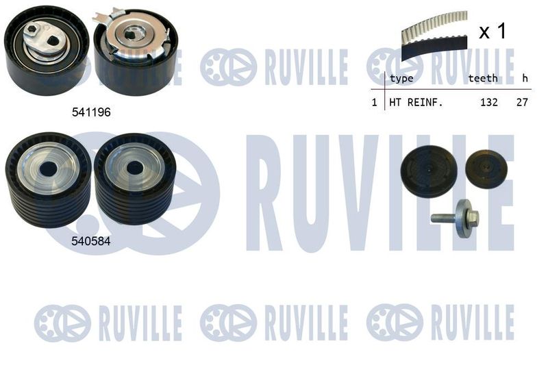RUVILLE Fogasszíjkészlet 550357