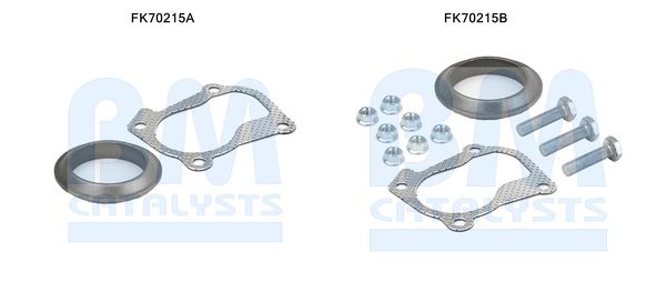 BM CATALYSTS szerelőkészlet, kipufogócső FK70215