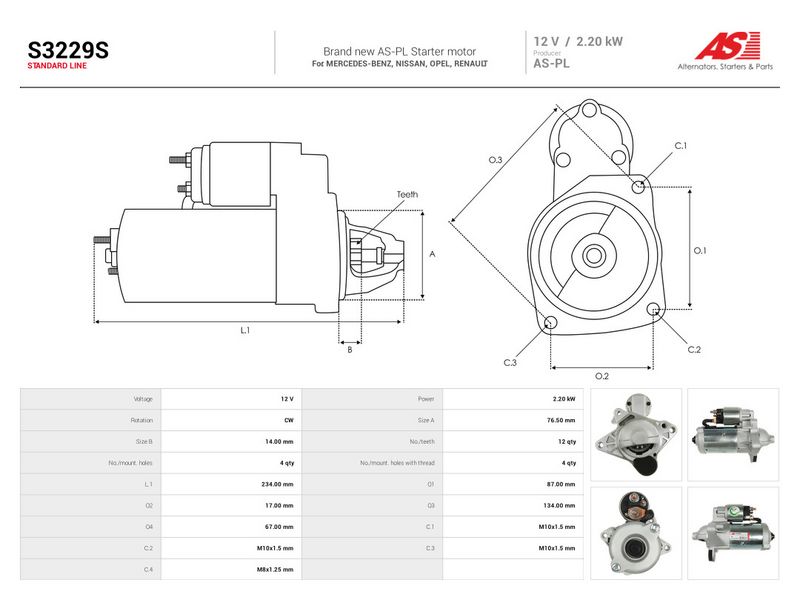 This part match OEM code: 23300-9813R
