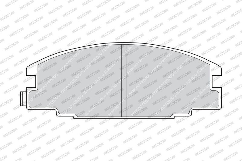 FERODO Plaquettes de frein à disque FDB678