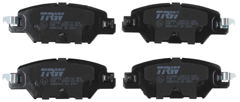 TRW GDB2163 Brake Pad Set, disc brake