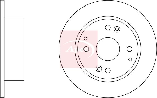 APEC Brake Disc DSK2336