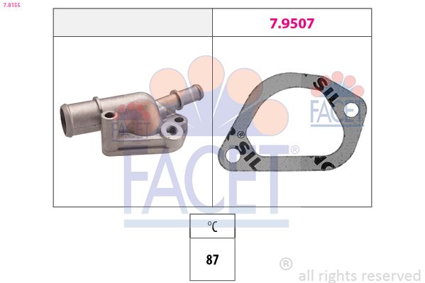 FACET Thermostaat, koelvloeistof 7.8155