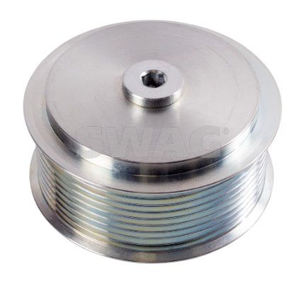SWAG 33 10 2163 Deflection/Guide Pulley, V-ribbed belt