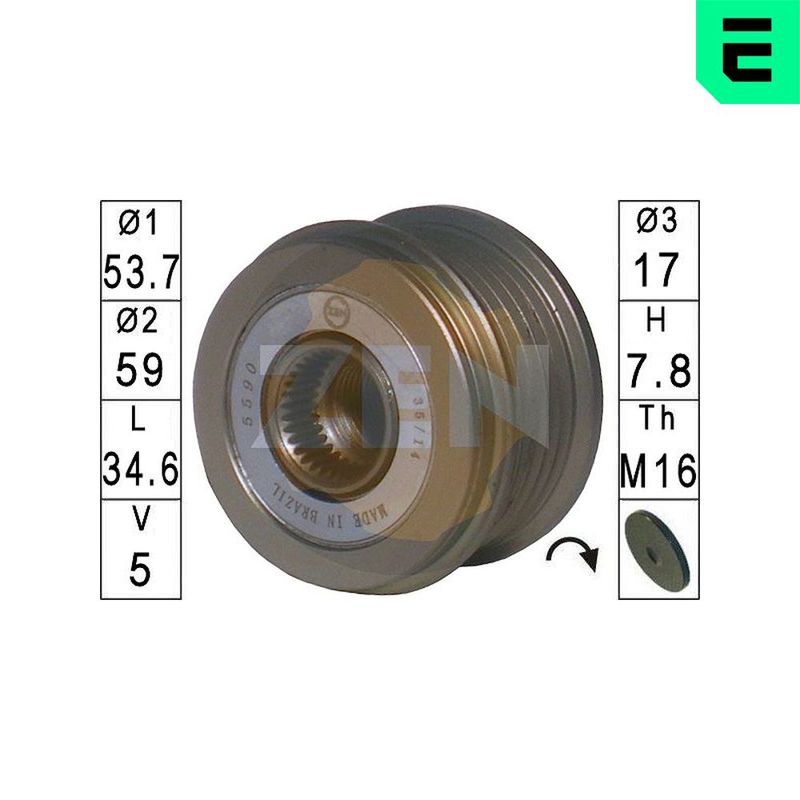 Механізм вільного ходу генератора, Era ZN5590