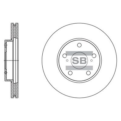 Гальмівний диск, Hi-Q SD4607