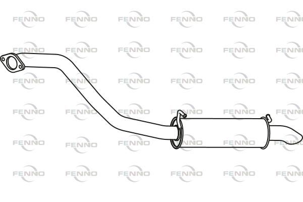 FENNO hátsó hangtompító P38051