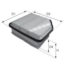 DAVID VASCO A256 Air Filter