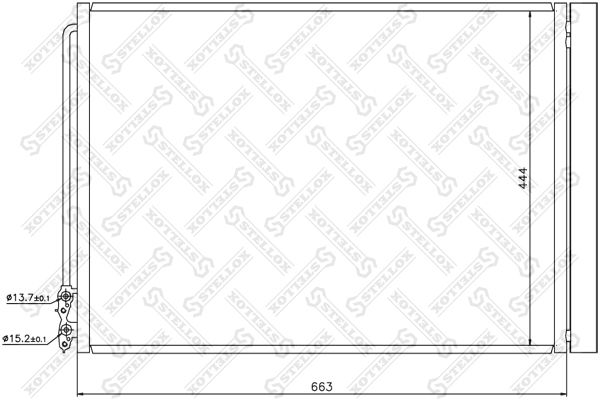 Радіатор кондиціонера BMW 5 F10-18 10-17 64509248173