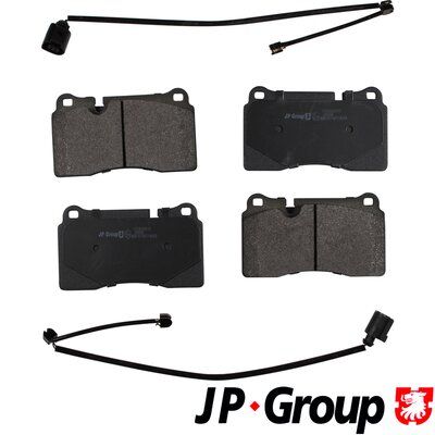 JP Group 1163606810. Гальмівні колодки пер. VW Touareg 02- (brembo)