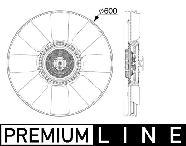 Product Image - Koelventilatorwiel - CFF519000P - MAHLE