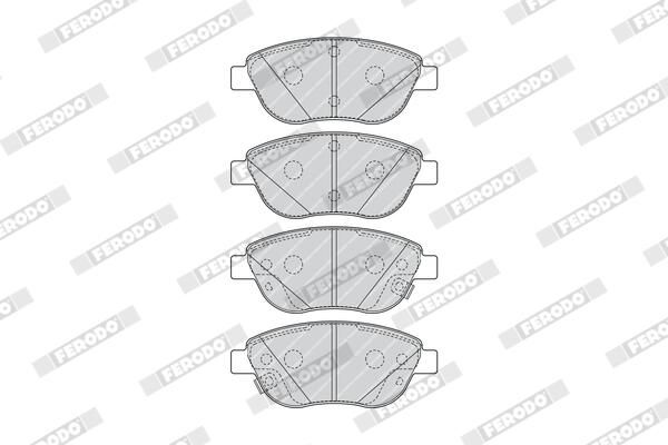FERODO Plaquettes de frein à disque FDB4458